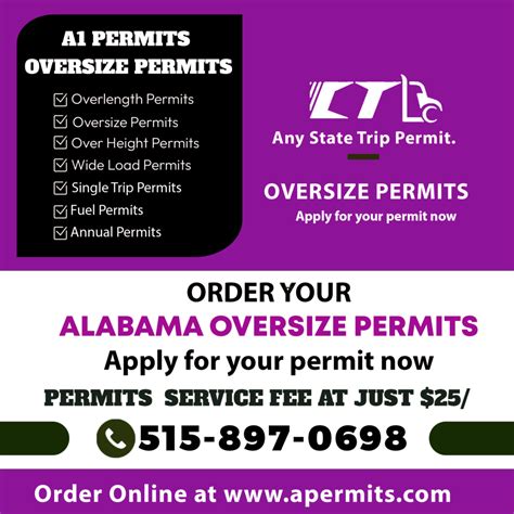 alabama oversize permit requirements.